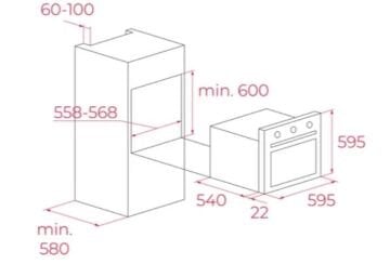TEKA HAK 625 WH BEYAZ ANKASTRE FIRIN