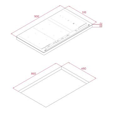 TEKA DİRECTSENSE IZF 99700 MST SİYAH FULL FLEX İNDÜKSİYON OCAK MASTERSENSE SLİDE COOKİNG 90 CM