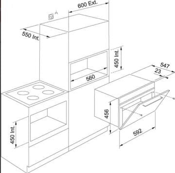 FRANKE MİCROWAVE FMW 380 CL G GF GRAFİTE MİKRODALGA