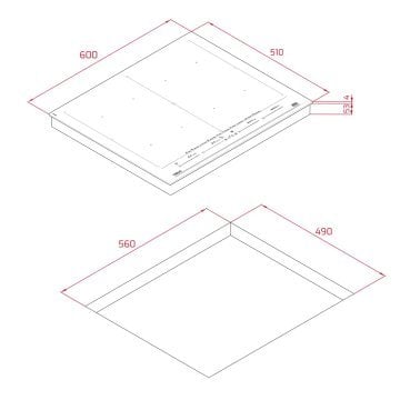 TEKA DİRECTSENSE IZF 68700 MST SİYAH FULL FLEX MASTERSENSE İNDÜKSİYONLU OCAK 60 CM