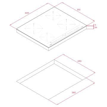 TEKA IZC 64010 BK MSS 60 CM 4 PİŞİRME BÖLMELİ İNDÜKSİYON OCAK VE DİRECT FUNCTİON MULTİSLİDER