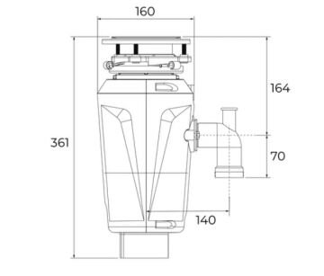 TEKA TRS 520 ÇÖP ÖĞÜTÜCÜ