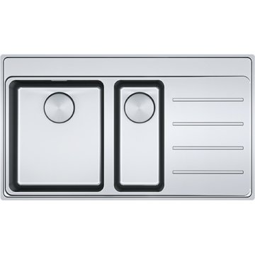 FRANKE MYTHOS MYX 251-86 TPL SAĞ DAMLALIKLI MYTHOS İNOX EVİYE