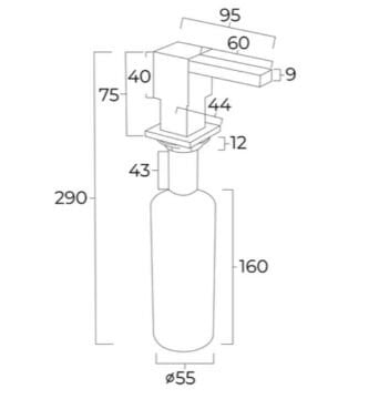 TEKA SOAP DİSPENSER SABUNLUK