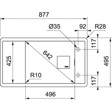 FRANKE FRESNO FSG 611-88 BİANCO FRESNO EVİYE
