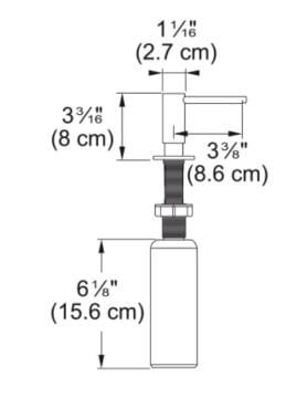 FRANKE ÇELİK SIVI SABUNUK