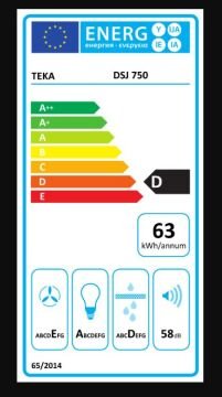 TEKA DSJ 750 ULTRA SLİM DUVAR TİPİ DAVLUMBAZ