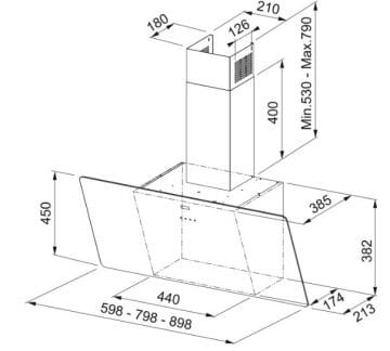 FRANKE FPJ 915 V WH A/900 White Glass 90 CM DAVLUMBAZ