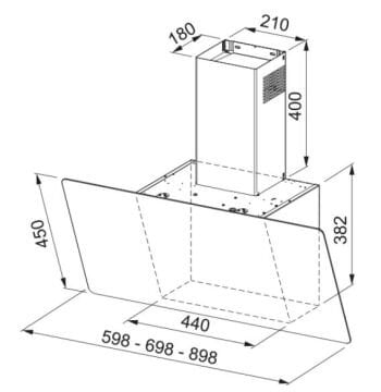 FRANKE FPJ 615 V WH/SS White Glass 60 CM DAVLUMBAZ