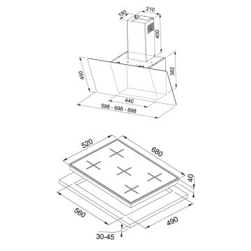 FRANKE FPJ 915 V BK SİYAH DAVLUMBAZ FHNS 705 4G TC BK C SİYAH OCAK 2Lİ ANKASTRE SET