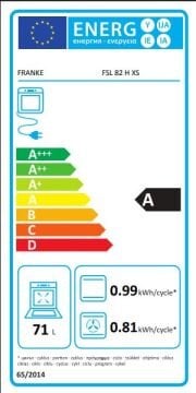 FRANKE FSL 82 H XS BLACK GLASS/İNOX SMART LİNEAR ANKASTRE FIRIN