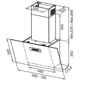 FRANKE FABER GRES DG 60 cm Siyah/Dark Grey Porselen