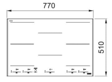 FRANKE FMY 805 I F KL CP Copper İNDÜKSİYONLU OCAK