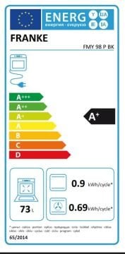 FRANKE FMY 98 P BK BLACK+BLACK FRAME MYTHOS PYROLYTİC ANKASTRE FIRIN