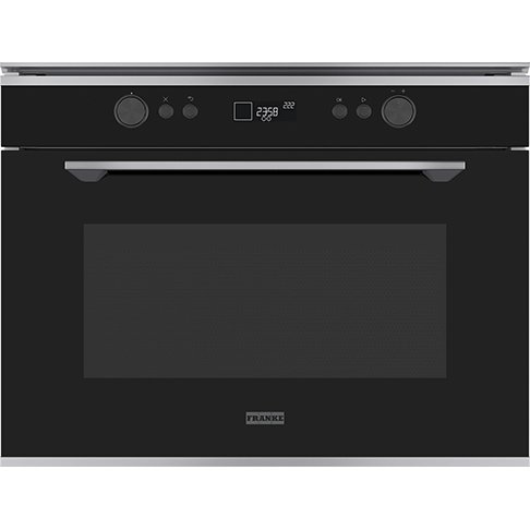 FRANKE FMY 45 MW XS BLACK+İNOX FRAME MYTHOS 45 CM KOMBİ MİKRODALGA FIRIN