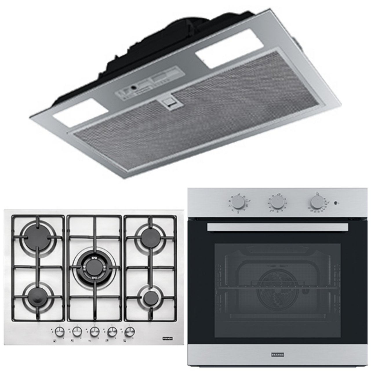 FRANKE FBI 705 GR/700 İNOX ANKASTRE BOX ASPİRATÖR FHNL 705 4G TC XS E İNOX SMART LİNEAR OCAK FSL 82 H XS BLACK GLASS/İNOX SMART LİNEAR FIRIN ANKASTRE SET