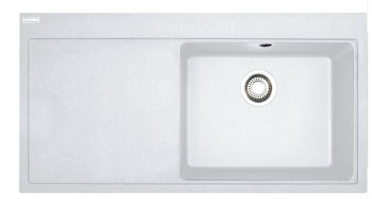 FRANKE MTG 611-100 SOL DAMLALIKLI Bianco GRANİT EVİYE