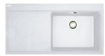 FRANKE MTG 611-100 SOL DAMLALIKLI Bianco GRANİT EVİYE