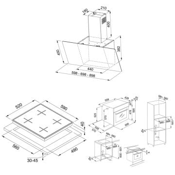 FRANKE FPJ 615 V BK/SS SİYAH DAVLUMBAZ  FSL 86 H BK FIRIN FHNG 604 4G TC BK C SİYAH OCAK ANKASTRE SET
