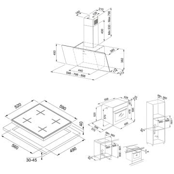 FRANKE YETKİLİ SATIŞ BAYİSİNDE FHNS 604 4G BK C SİYAH OCAK FSL 86 H BK SİYAH FIRIN FPJ 615 V BK A DAVLUMBAZ ANKASTRE SET