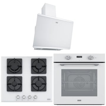FRANKE FPJ 615 V WH/SS DAVLUMBAZ FHNS 604 4G WH OCAK FMA 86 H WH FIRIN BEYAZ ANKASTRE SET