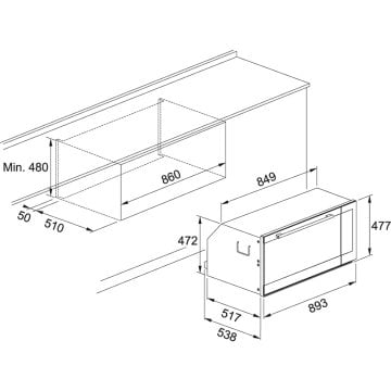FRANKE FMXO 86 S XS İNOX 90 CM ANKASTRE FIRIN