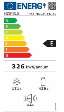 HAFELE MAXIMA SOLO BUZDOLABI 4 KAPILI 90CM INOX