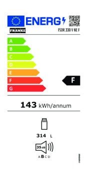 FRANKE FSDR 330 V NE E ANKASTRE BUZDOLABI
