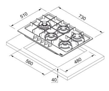 TEŞHİR FRANKE FHMA 755 4G DCL XS OCAK