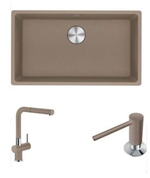 FRANKE MRG 110-72 OYSTER EVİYE+ARMATÜR+SABUNLUK SETİ