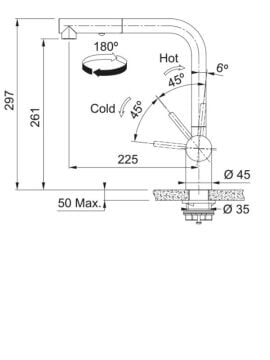 FRANKE Atlas Neo Slim Sprey ARMATÜR