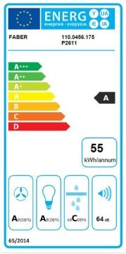 FRANKE FABER CHLOE EV8+ CI A70 DÖKME DEMİR DUVAR TİPİ DAVLUMBAZ
