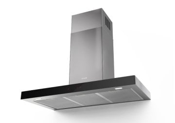 FRANKE FABER SMART X/V A60 PASLANMAZ ÇELİK/SİYAH CAM DAVLUMBAZ