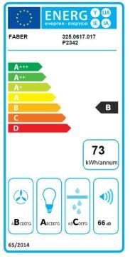 FRANKE FABER SMART X/V A60 PASLANMAZ ÇELİK/SİYAH CAM DAVLUMBAZ