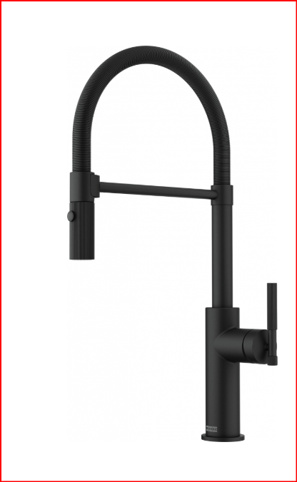 FRANKE Maris Stripes Semi Pro Matt Black ARMATÜR