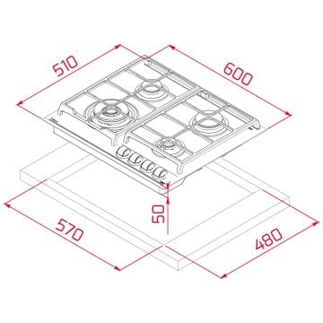 TEKA DLV 68660 BK TOS DAVLUMBAZ GZC 64320 XBC BK OCAK HLB 8600 BK FIRIN ANKASTRE SİYAH SET
