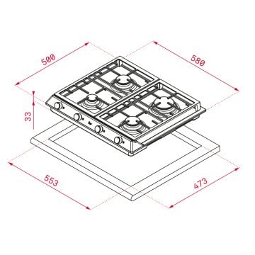 TEKA TVT 60.1 DAVLUMBAZ EX 60.1 4G AI AL CI OCAK HAK 625 BK FIRIN ANKASTRE SİYAH-İNOX SET
