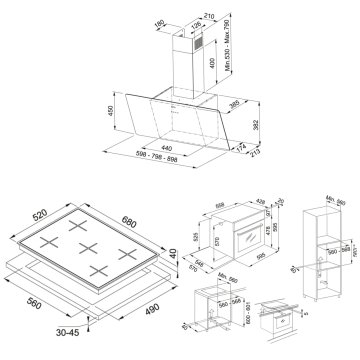 FRANKE FPJ 915 V BK A /900 DAVLUMBAZ FHNS 705 4G TC BK C OCAK FSL 82 H XS FIRIN SİYAH/İNOX ANKASTRE SET