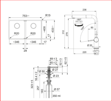 FRANKE MARIS MRG 120-35-35 SAHARA KAMPANYALI GRANİT EVİYE SETİ
