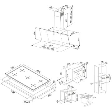 FRANKE FPJ 915 V BK A /900 DAVLUMBAZ FHNS 905 4G TC BK C OCAK FSL 86 H BK FIRIN ANKASTRE SET