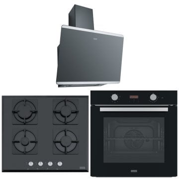 FRANKE FPJ 615 V BK/SS DAVLUMBAZ FHNS 604 4G BK C OCAK FSL 86 H BK FIRIN ANKASTRE SET