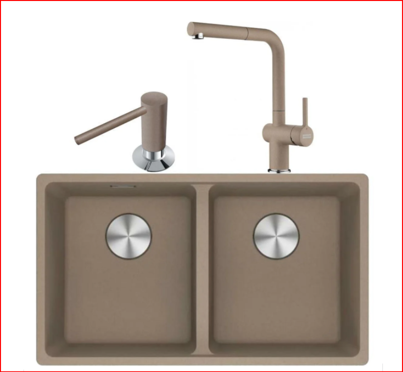 FRANKE MARIS MRG 120-35-35 OYSTER KAMPANYALI  GRANİT EVİYE SETİ