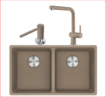 FRANKE MARIS MRG 120-35-35 OYSTER KAMPANYALI  GRANİT EVİYE SETİ