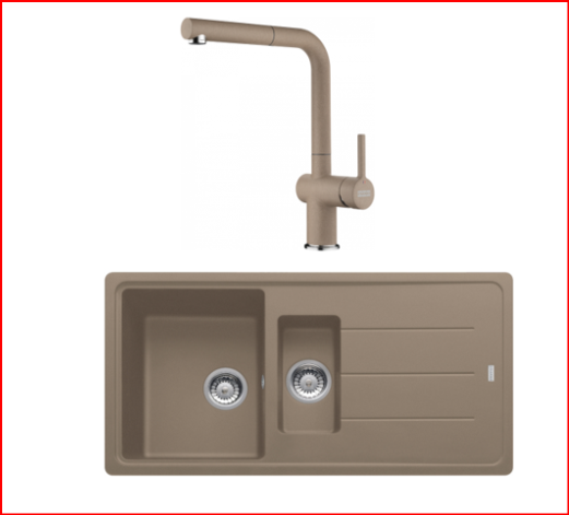 FRANKE KAMPANYALI  BASIS BFG 651 1,5 GÖZLÜ OYSTER GRANİT EVİYE