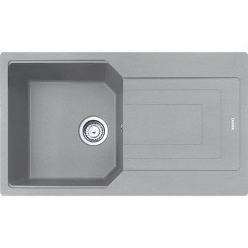 FRANKE UBG 611-86 URBAN 86CM TEZGAH ÜSTÜ STONE GREY GRANİT EVİYE
