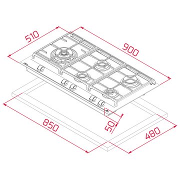 TEKA DVT 98660 TBS BK DAVLUMBAZ GZC 95320 XBC OCAK HLB 8600 BK FIRIN SİYAH ANKASTRE SET