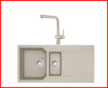 FRANKE KAMPANYALI URBAN UBG 651-100 1,5 GÖZLÜ SAHARA GRANİT EVİYE+ARMATÜR