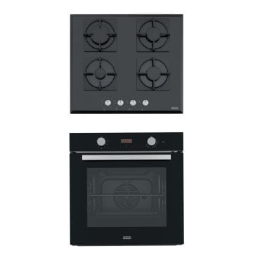 FRANKE FHNS 604 BK C SİYAH CAM OCAK FSL 86 H BK SİYAH FIRIN 2Lİ ANKASTRE SET