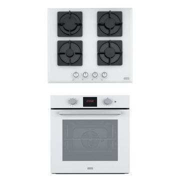 FRANKE FHNS 604 4G WH C BEYAZ CAM OCAK FSL 86 H WH BEYAZ FIRIN 2Lİ ANKASTRE SET