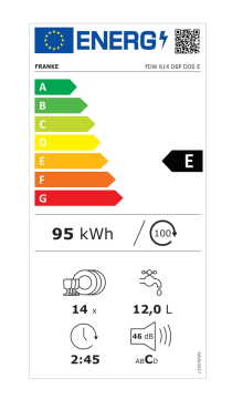 FRANKE FDW 614 D6P DOS E TAM ANKASTRE BULAŞIK MAKİNASI